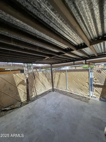 a view of an empty room