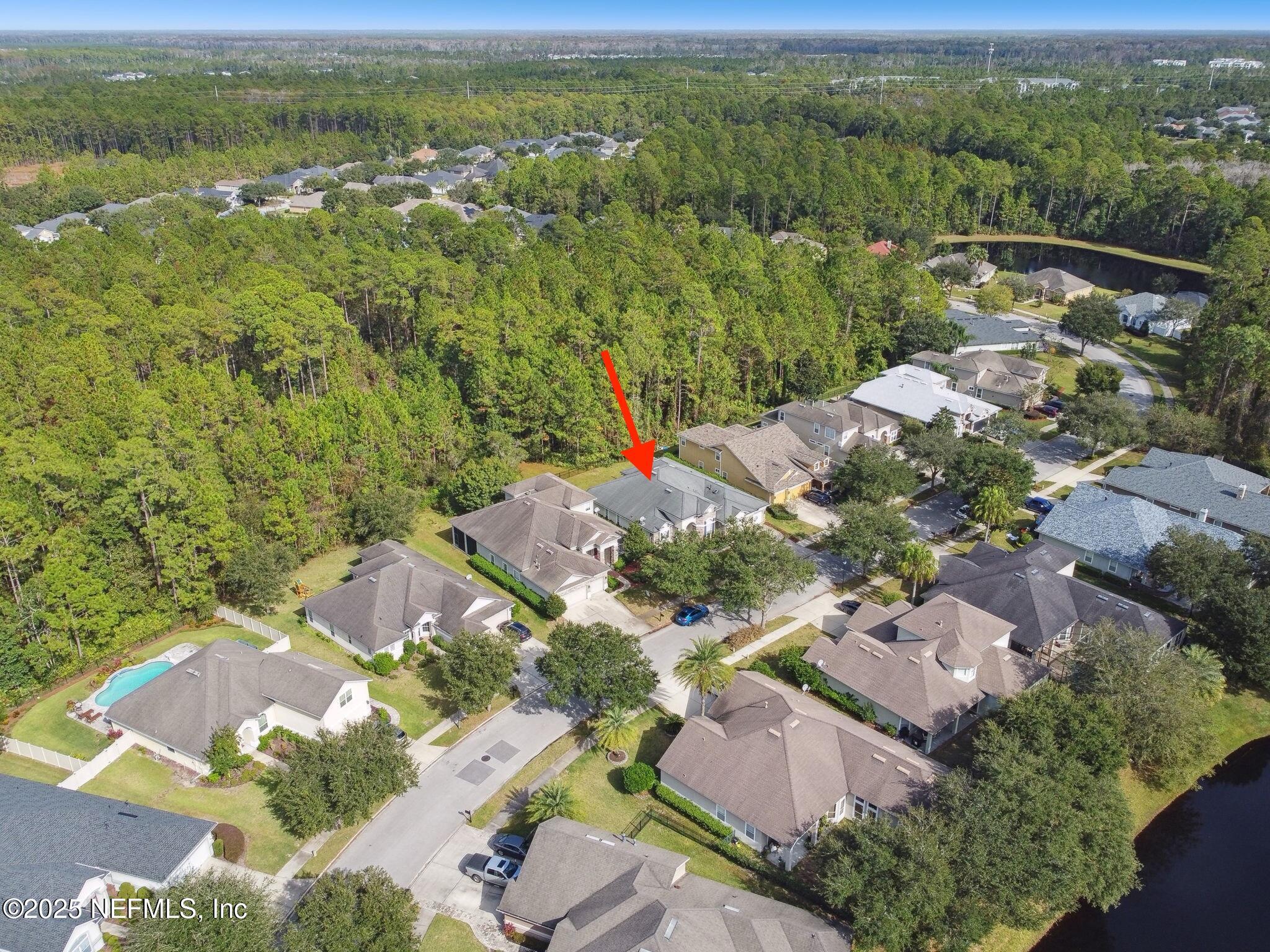 6003 Shadehill Road Jacksonville, FL 32258 - Photo 41 of 46 an aerial view of a houses with a yard