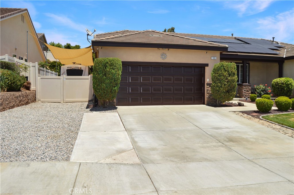 166 Fox Lane Calimesa, CA 92320 - Photo 4 of 76 Gated RV Parking with 30-Amp Hook-up and a 3-Car Tandem Garage