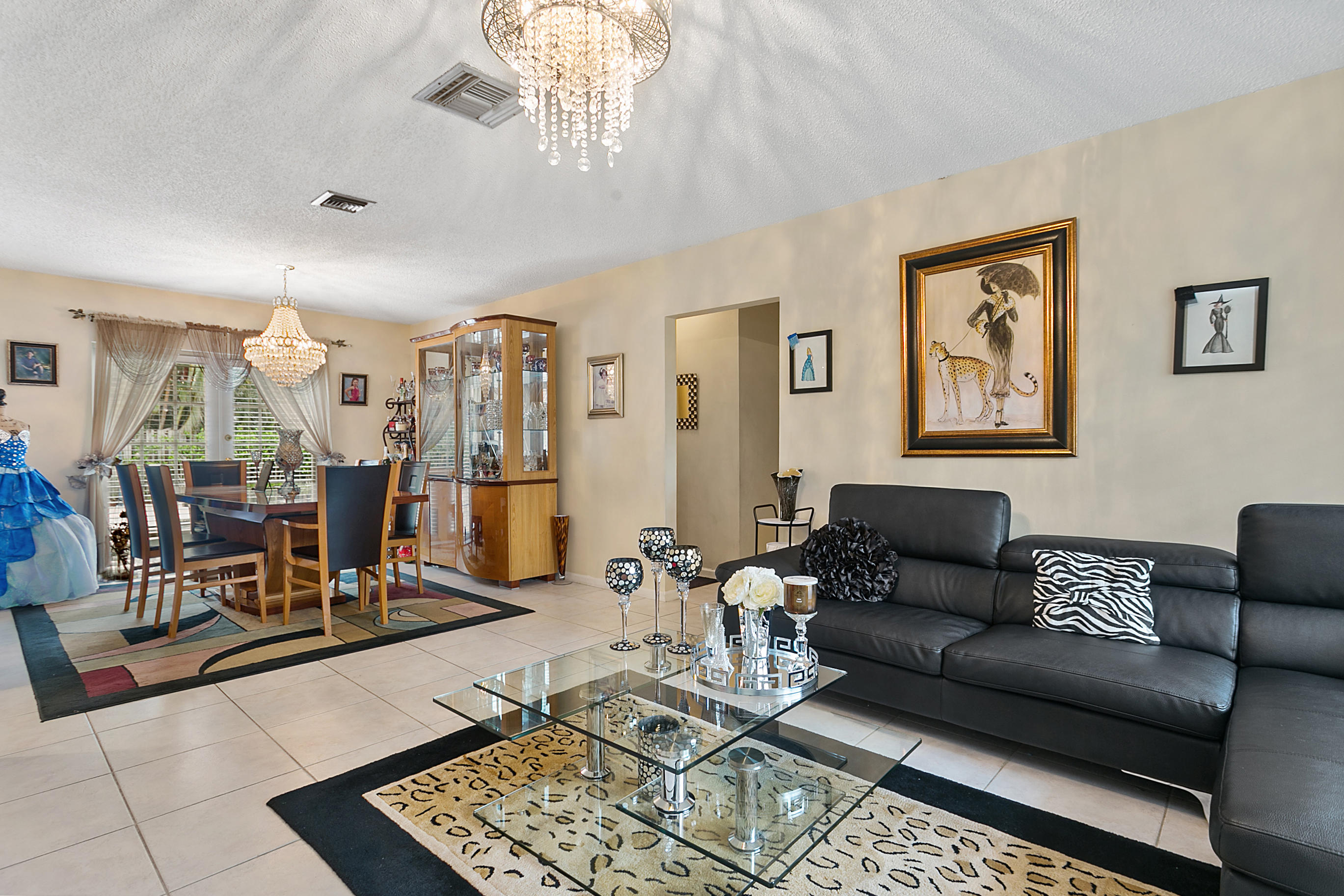3553 Northwest 26th Court Boca Raton, FL 33434 - Photo 2 of 16 Living room from entry