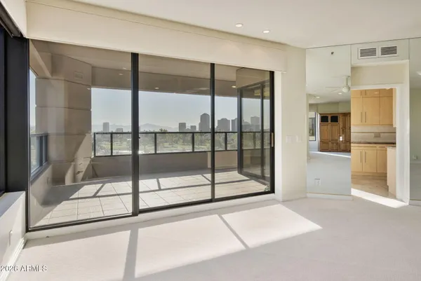 a view of an empty room