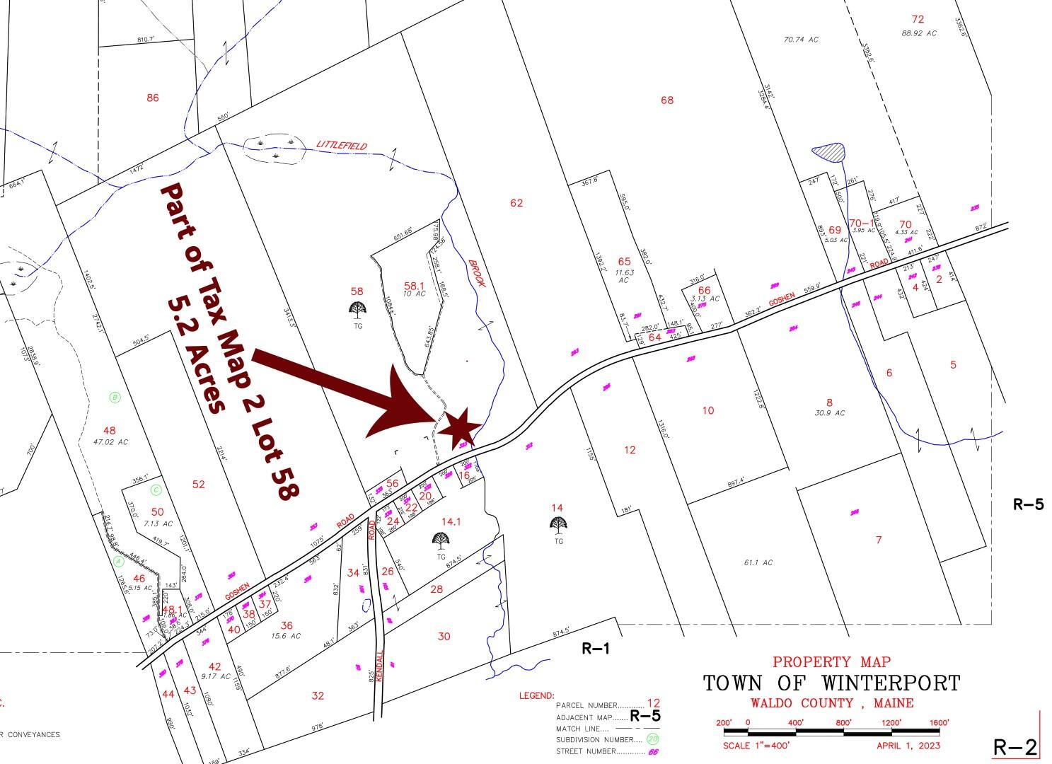 323 Goshen Road Winterport, ME 04496 - Photo 55 of 61 Tax Map 2 cr2 (Large)