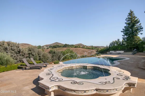 a view of outdoor space and living room