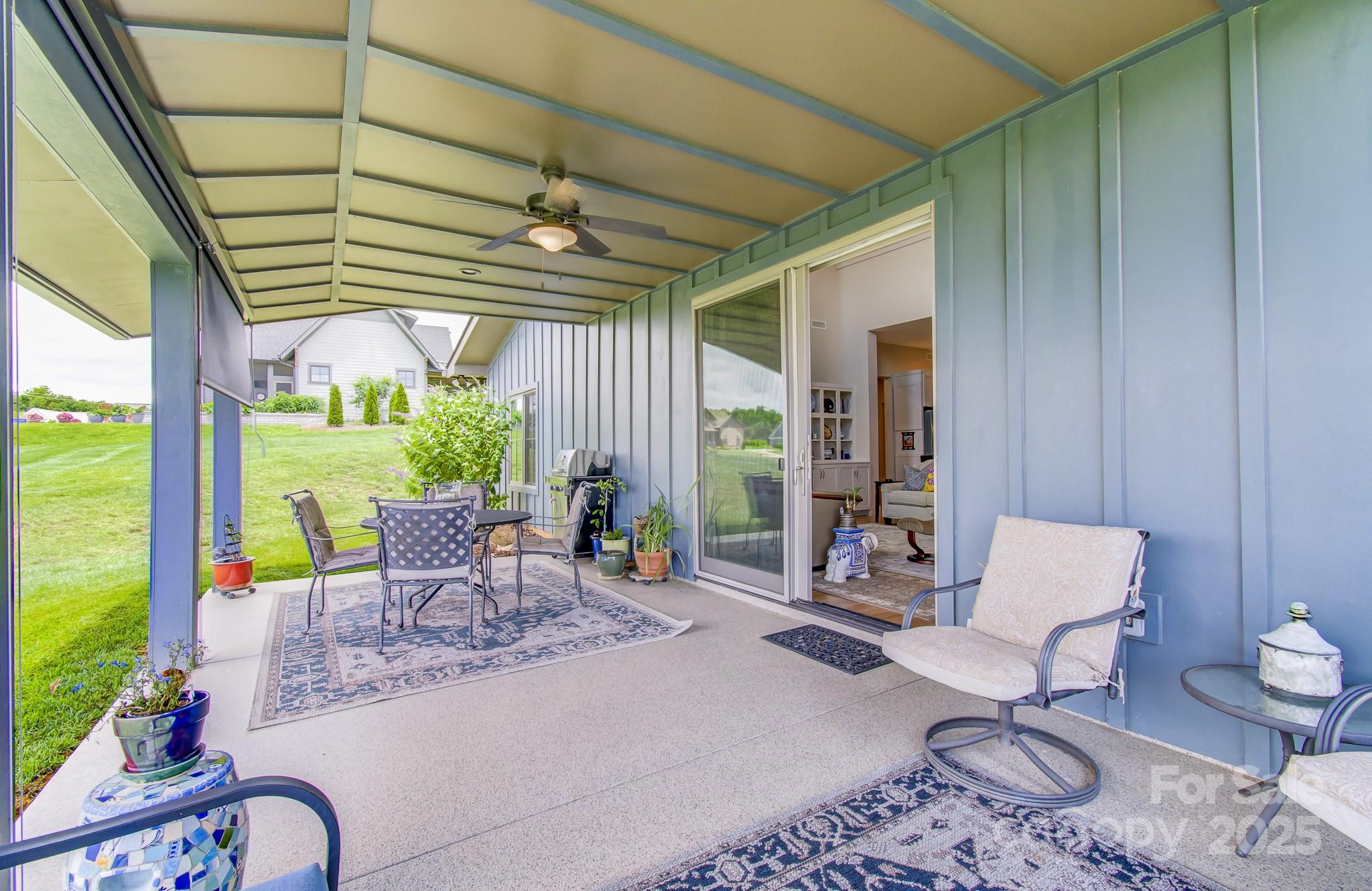 147 Majestic Ridge Road Mills River, NC 28759 - Photo 46 of 48 a outdoor living space with furniture and garden view