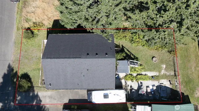 a view of outdoor space and yard