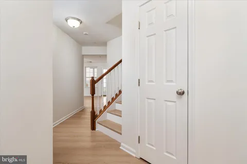 a view of an entryway with staircase