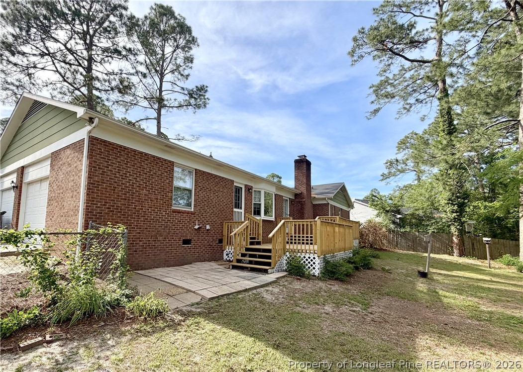 5959 Rehoboth Road Hope Mills, NC 28348 - Photo 3 of 21 Patio and Deck on Rear of Home