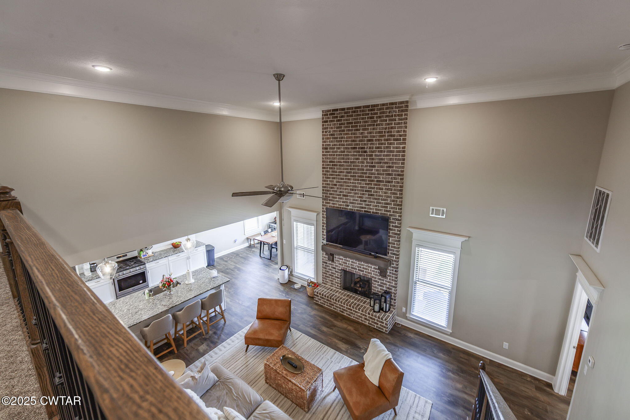 105 Fawn Ridge Lane Medina, TN 38355 - Photo 17 of 40 a living room with furniture and a fireplace