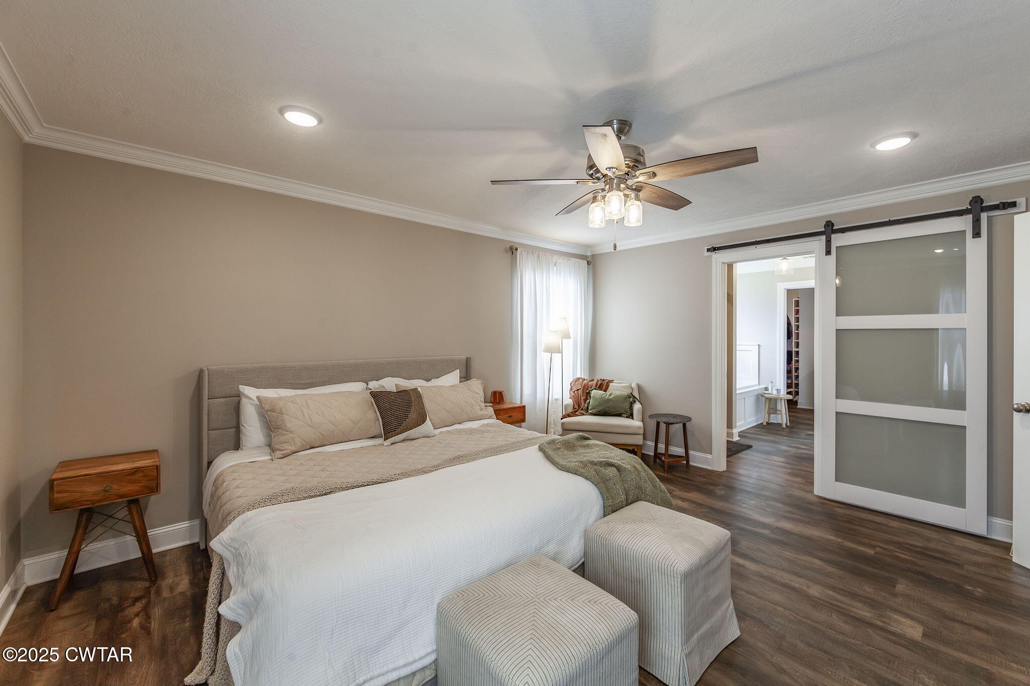 105 Fawn Ridge Lane Medina, TN 38355 - Photo 21 of 40 a bed room with bed and a ceiling fan