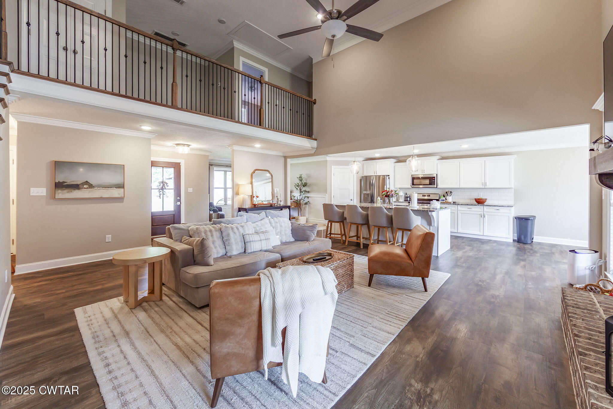 105 Fawn Ridge Lane Medina, TN 38355 - Photo 7 of 40 a living room with furniture and view of kitchen