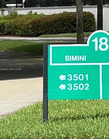 a view of a sign board