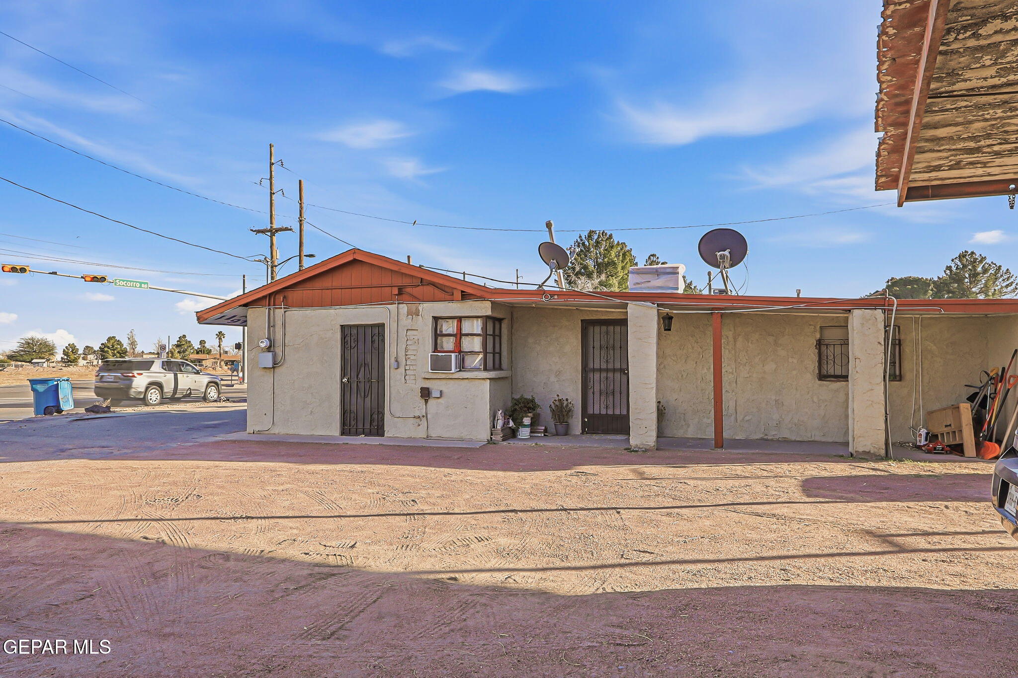 10540 Socorro Road Socorro, TX 79927 - Photo 45 of 45 a front view of a house with a outdoor space