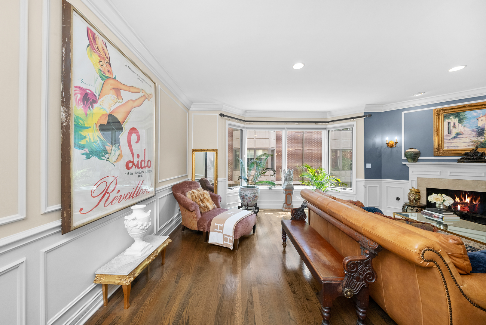 55 West Goethe Street, Unit 1222 Chicago, IL 60610 - Photo 12 of 43 a living room with furniture and a large window