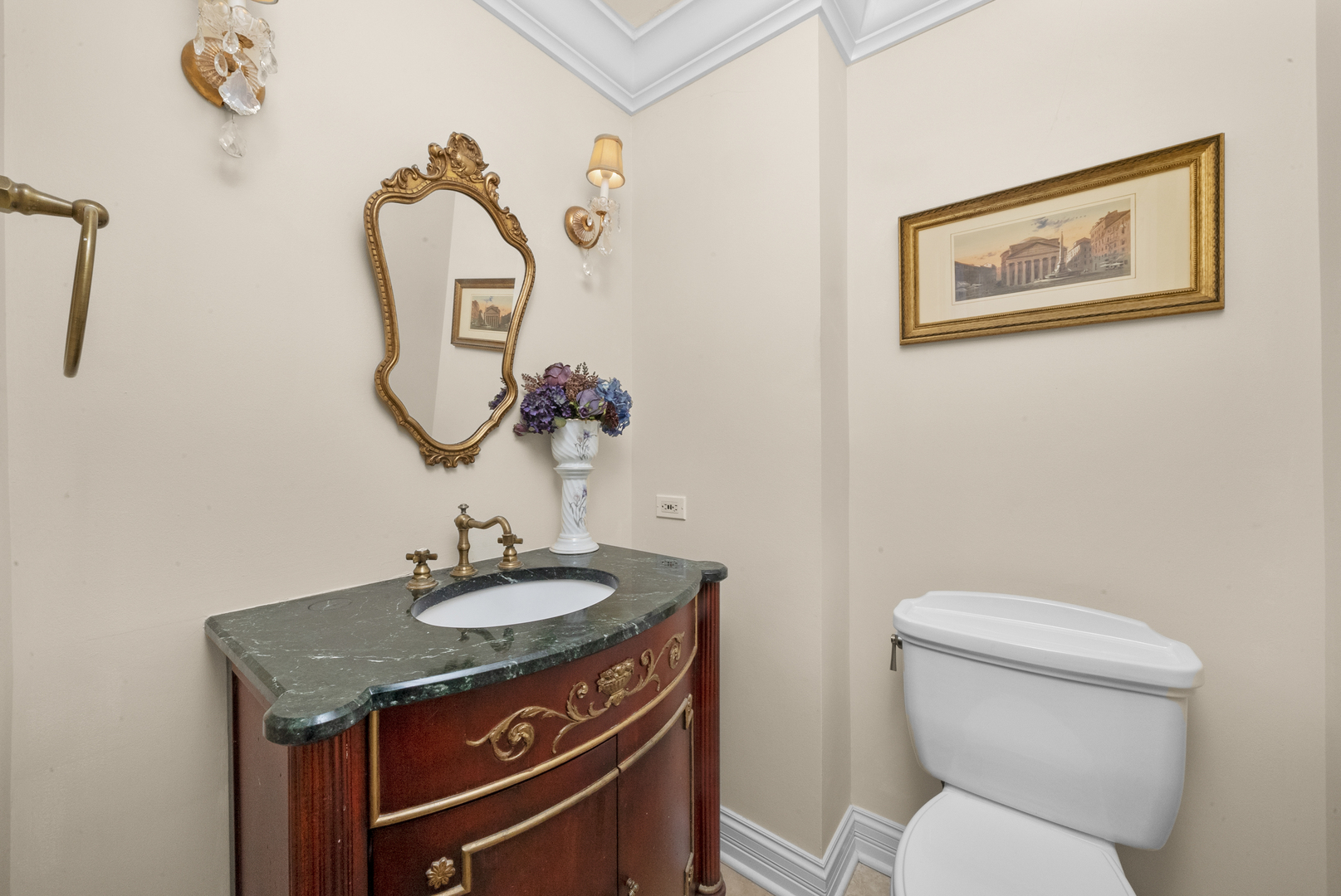 55 West Goethe Street, Unit 1222 Chicago, IL 60610 - Photo 17 of 43 a bathroom with a toilet sink and mirror