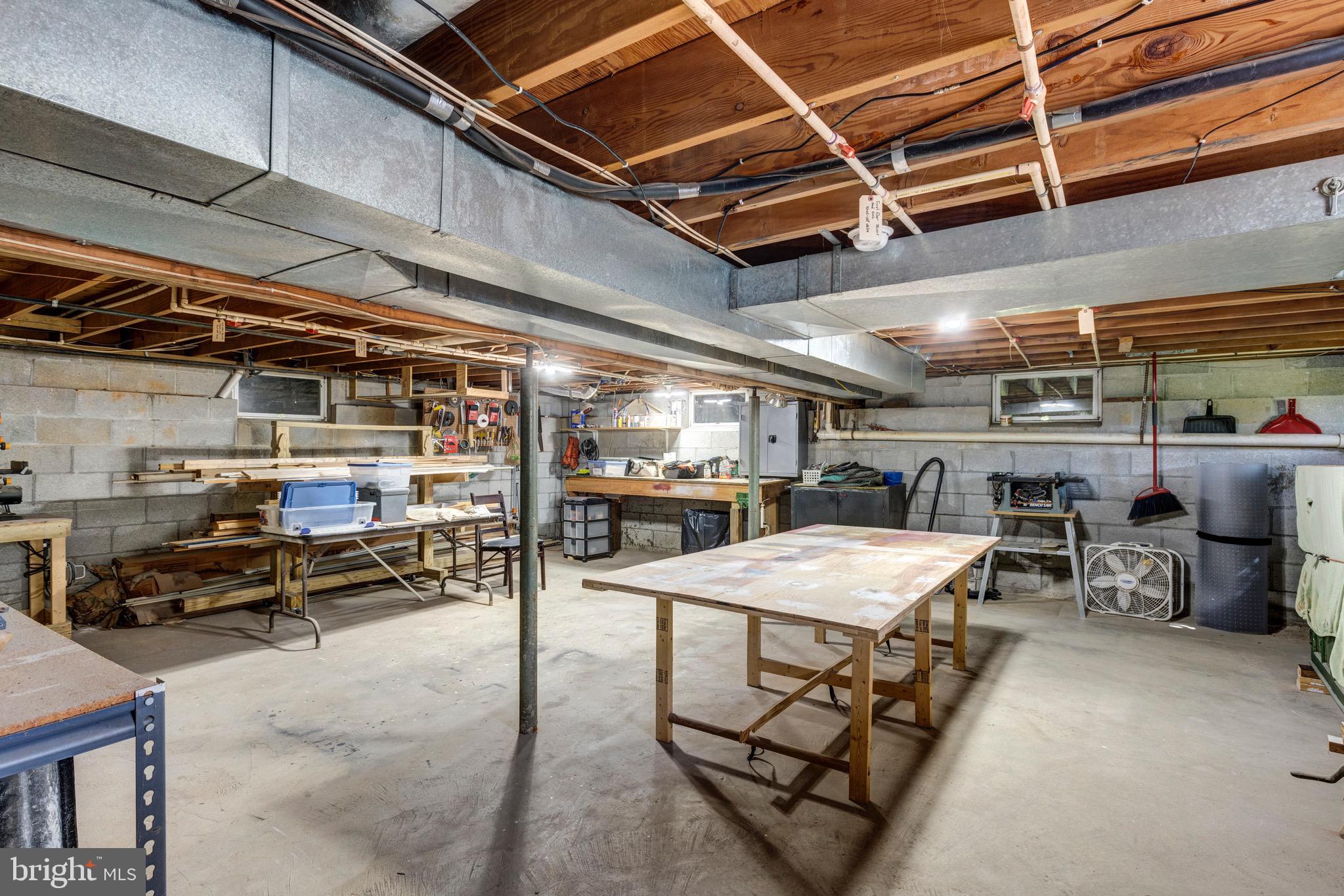 72 Ritters Lane Owings Mills, MD 21117 - Photo 83 of 109 Basement - Large Workshop area
