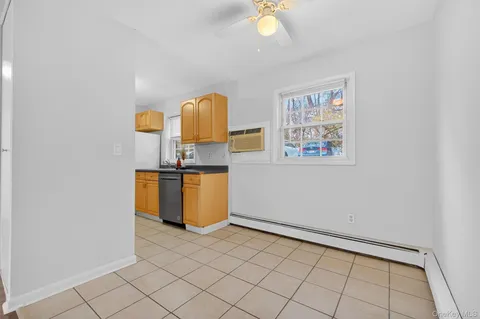 a view of kitchen and utility room