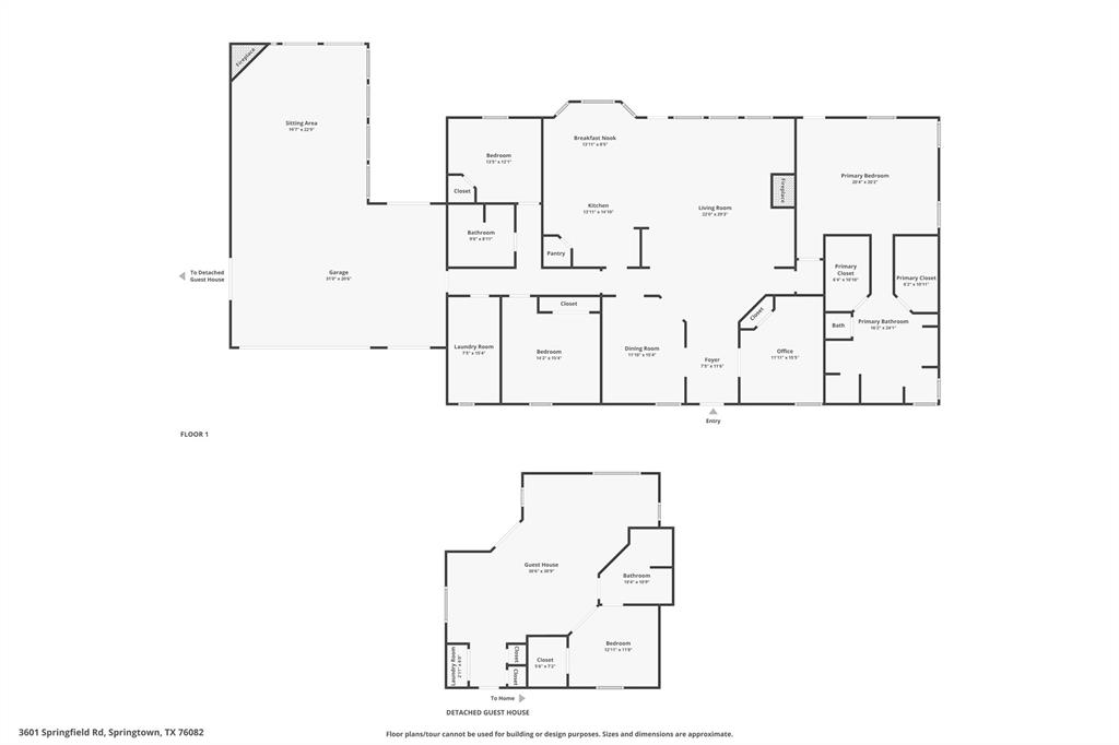 3601 Springfield Road Springtown, TX 76082 - Photo 28 of 40 a picture of floor plan