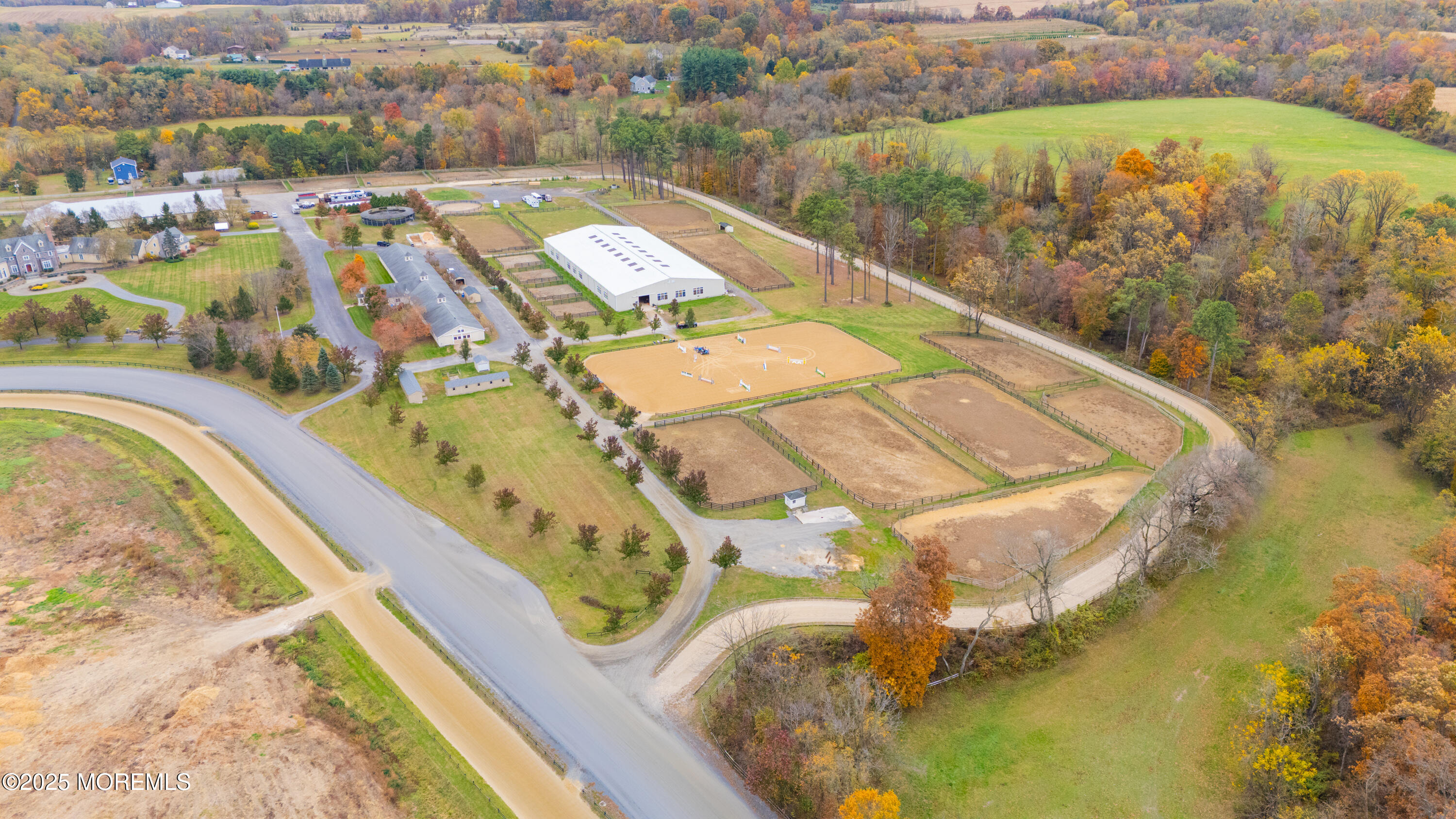 52 Hill Road Allentown, NJ 08501 - Photo 38 of 42 a view of a swimming pool with a lake view