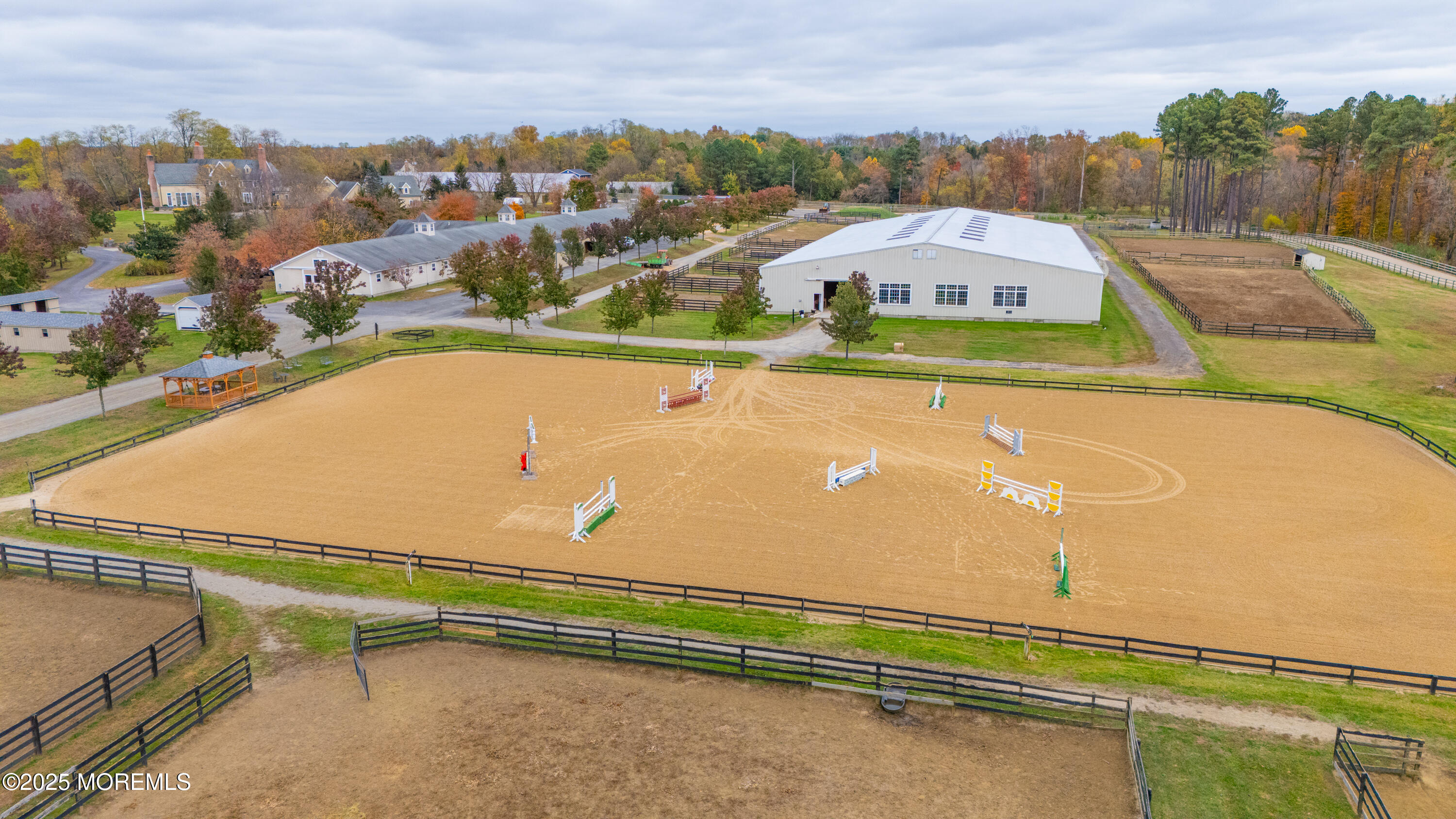 52 Hill Road Allentown, NJ 08501 - Photo 7 of 42 an aerial view of a house with a ocean view