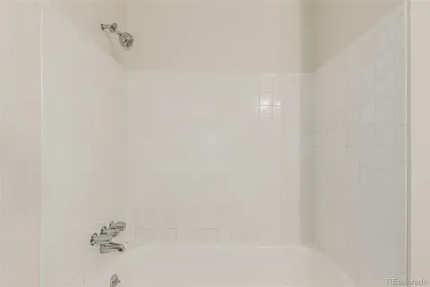 a close up of a bathtub