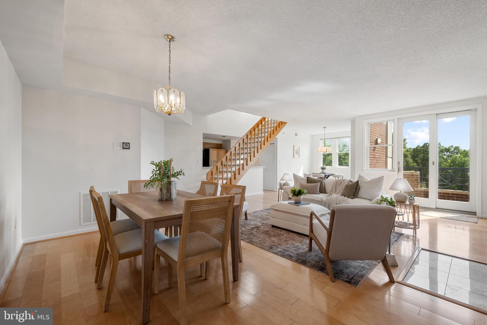 930 Astern Way, Unit 609 Annapolis, MD 21401 - Photo 5 of 47 Living & Dining Rooms with Balcony Access