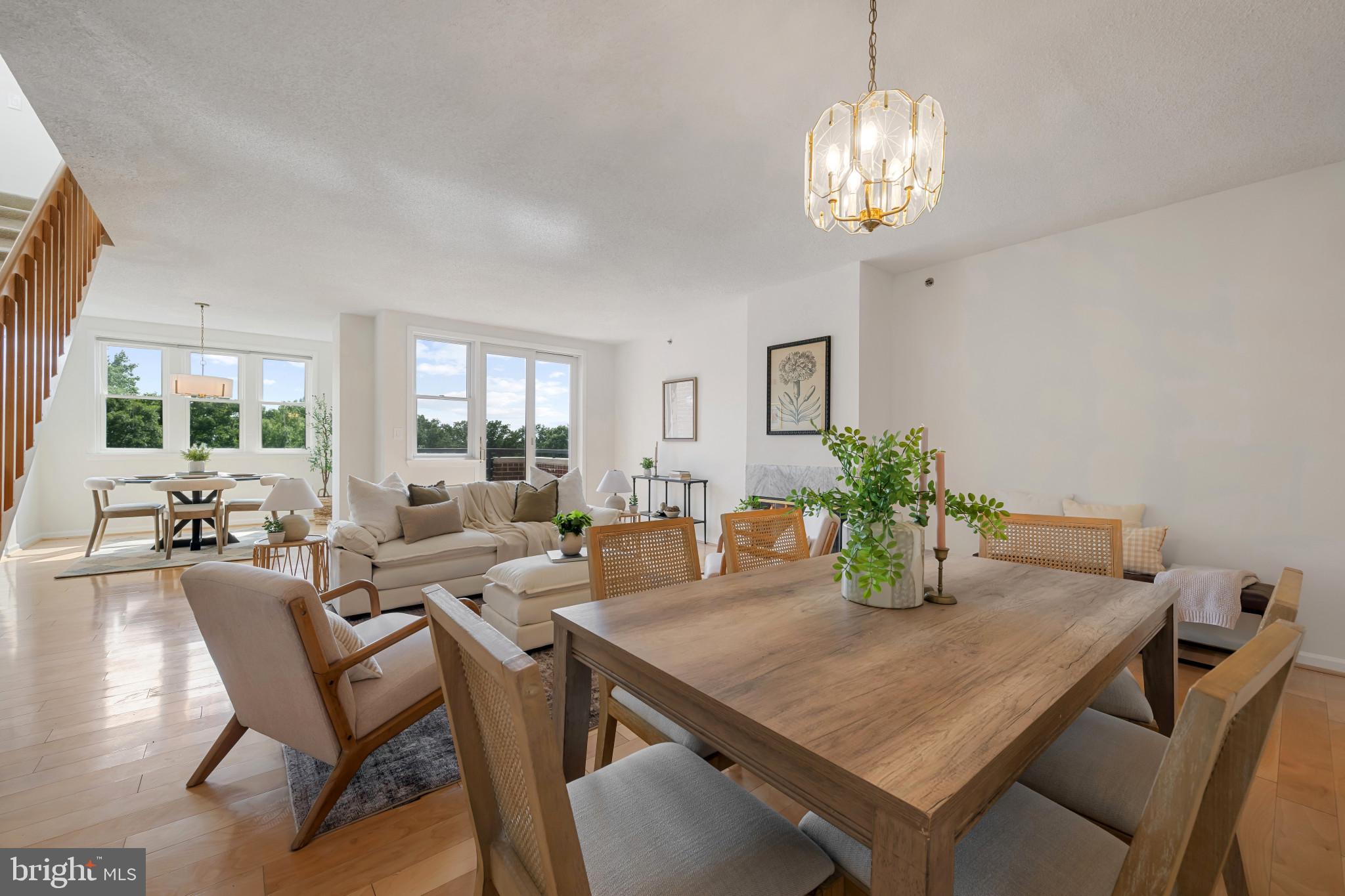 930 Astern Way, Unit 609 Annapolis, MD 21401 - Photo 6 of 47 Living & Dining Rooms with Balcony Access