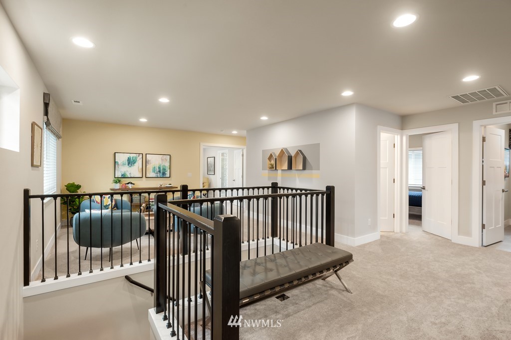 3602 200th Place Southeast, Unit KF15 Bothell, WA 98012 - Photo 16 of 34 a view of a hallway with workspace and entryway