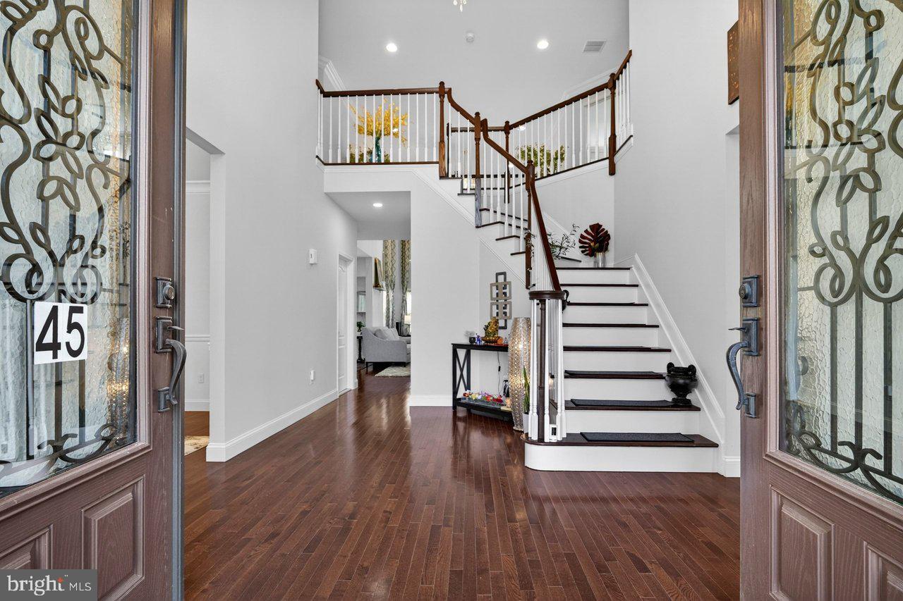 45 Emerald Road Robbinsville, NJ 08691 - Photo 10 of 57 Elegant entryway with grand staircase.