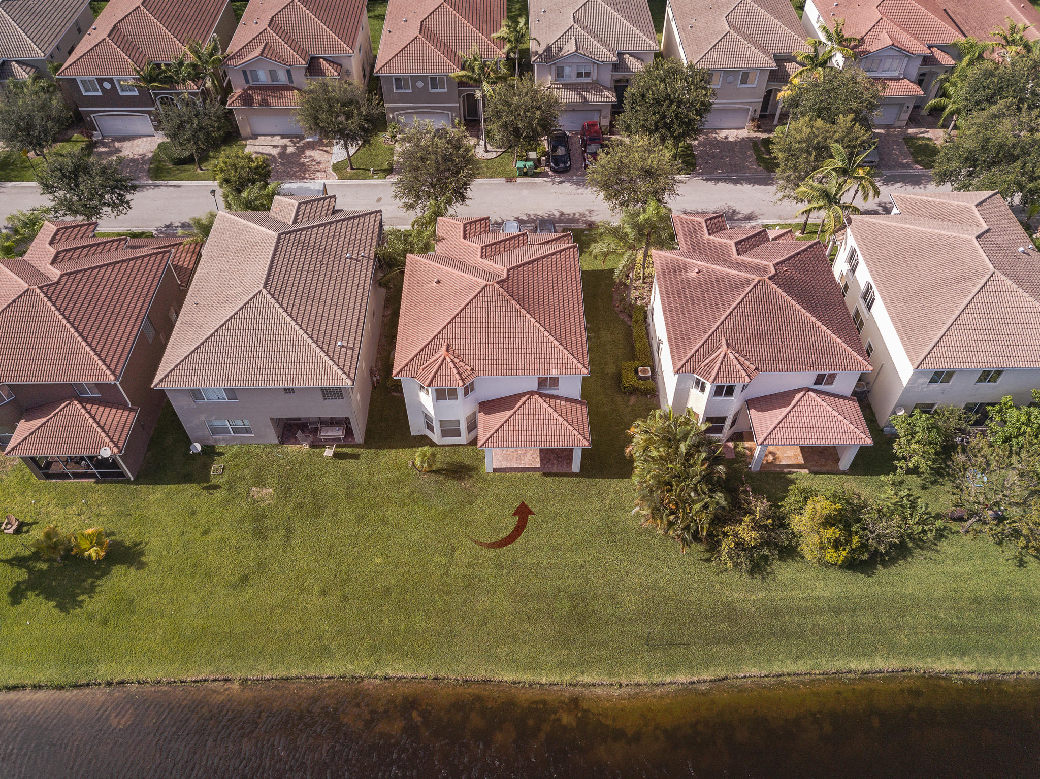 1100 Center Stone Lane Riviera Beach, FL 33404 - Photo 27 of 28 Back Aerial