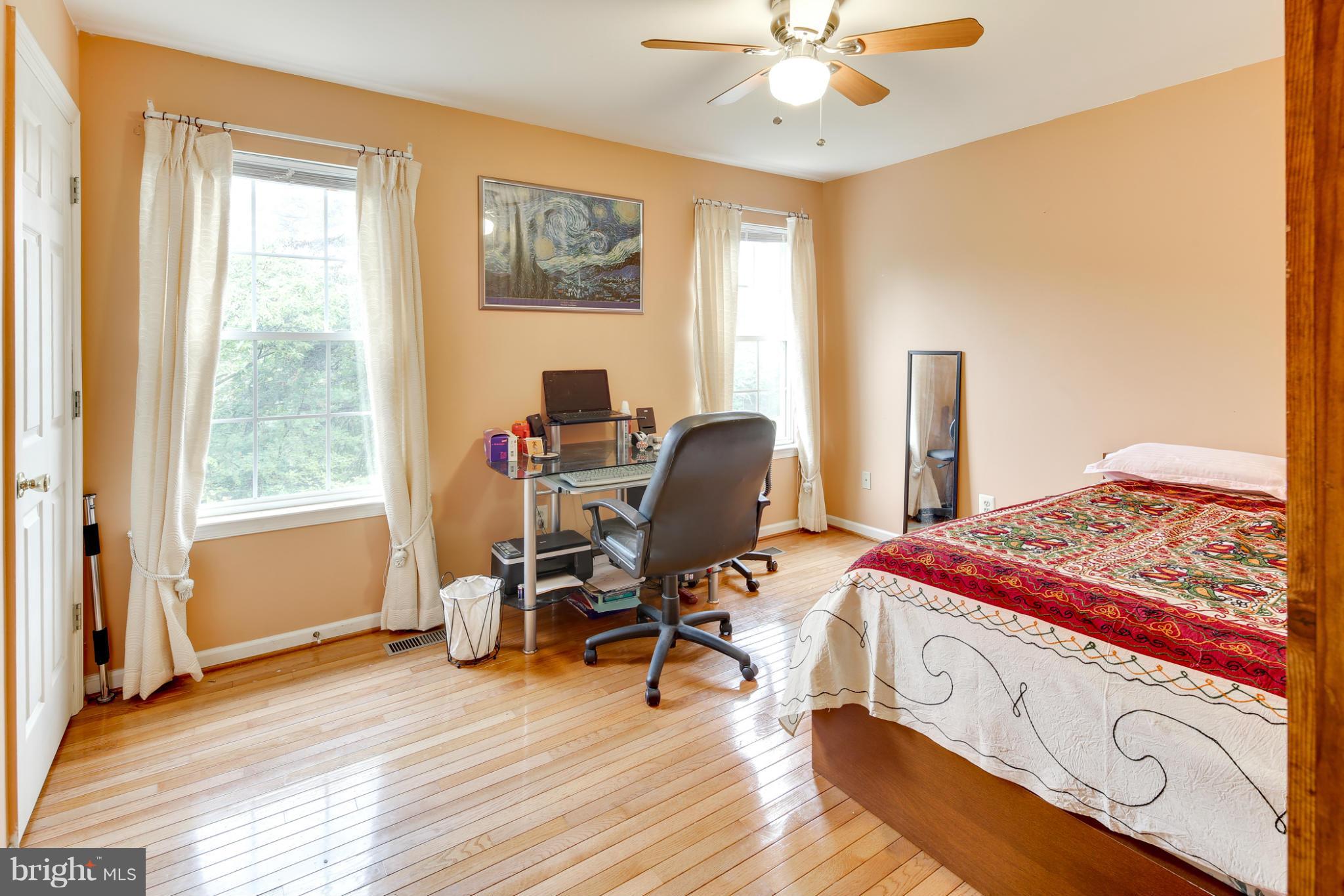 6375 Waterloo Road Elkridge, MD 21075 - Photo 21 of 30 a workspace with wooden floor and a window