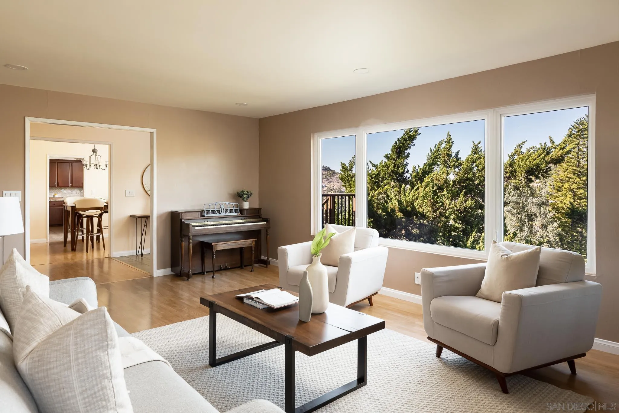 13995 Belvedere Drive Poway, CA 92064 - Photo 4 of 54 a living room with furniture and a large window
