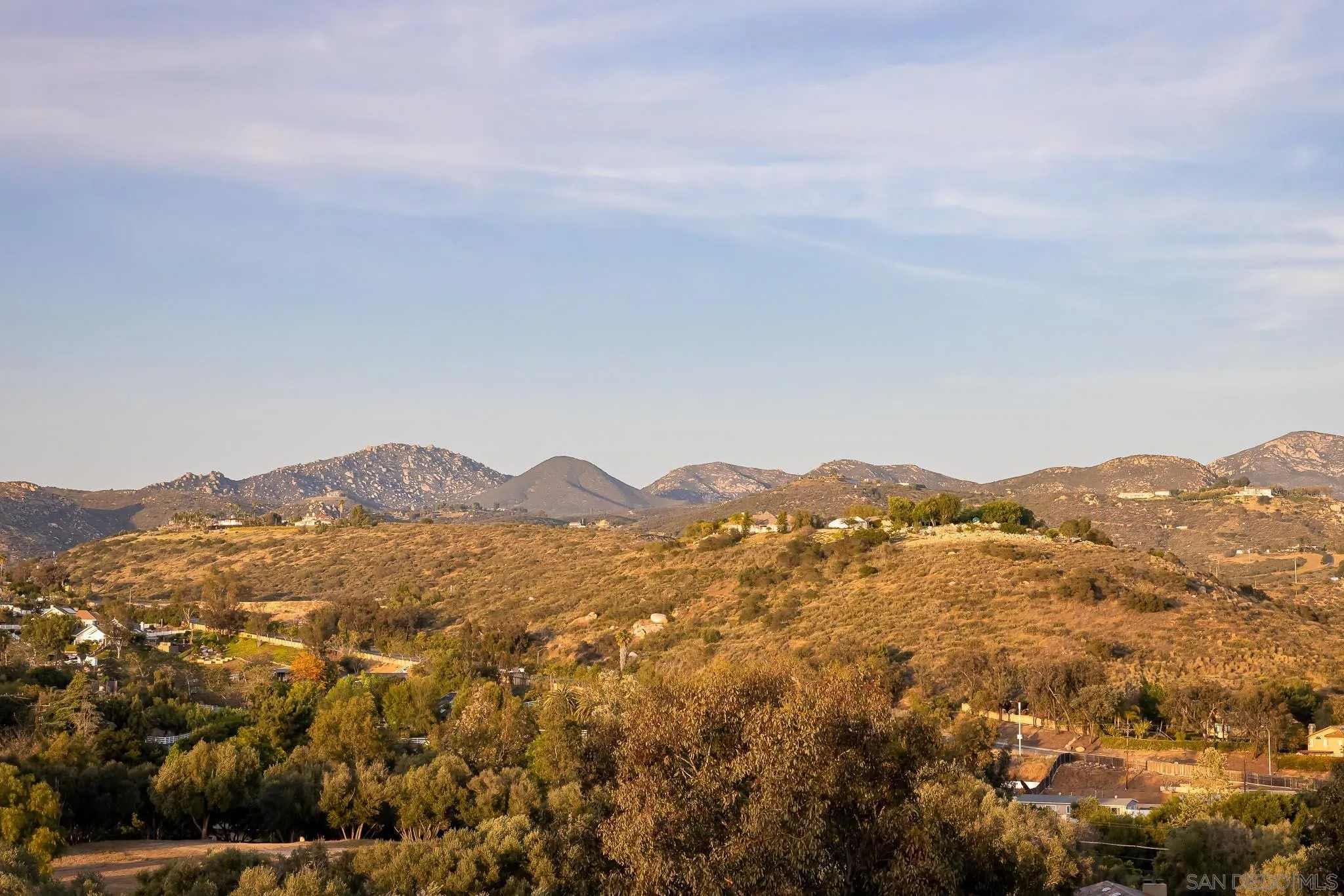 13995 Belvedere Drive Poway, CA 92064 - Photo 42 of 54 an aerial view of houses covered in trees