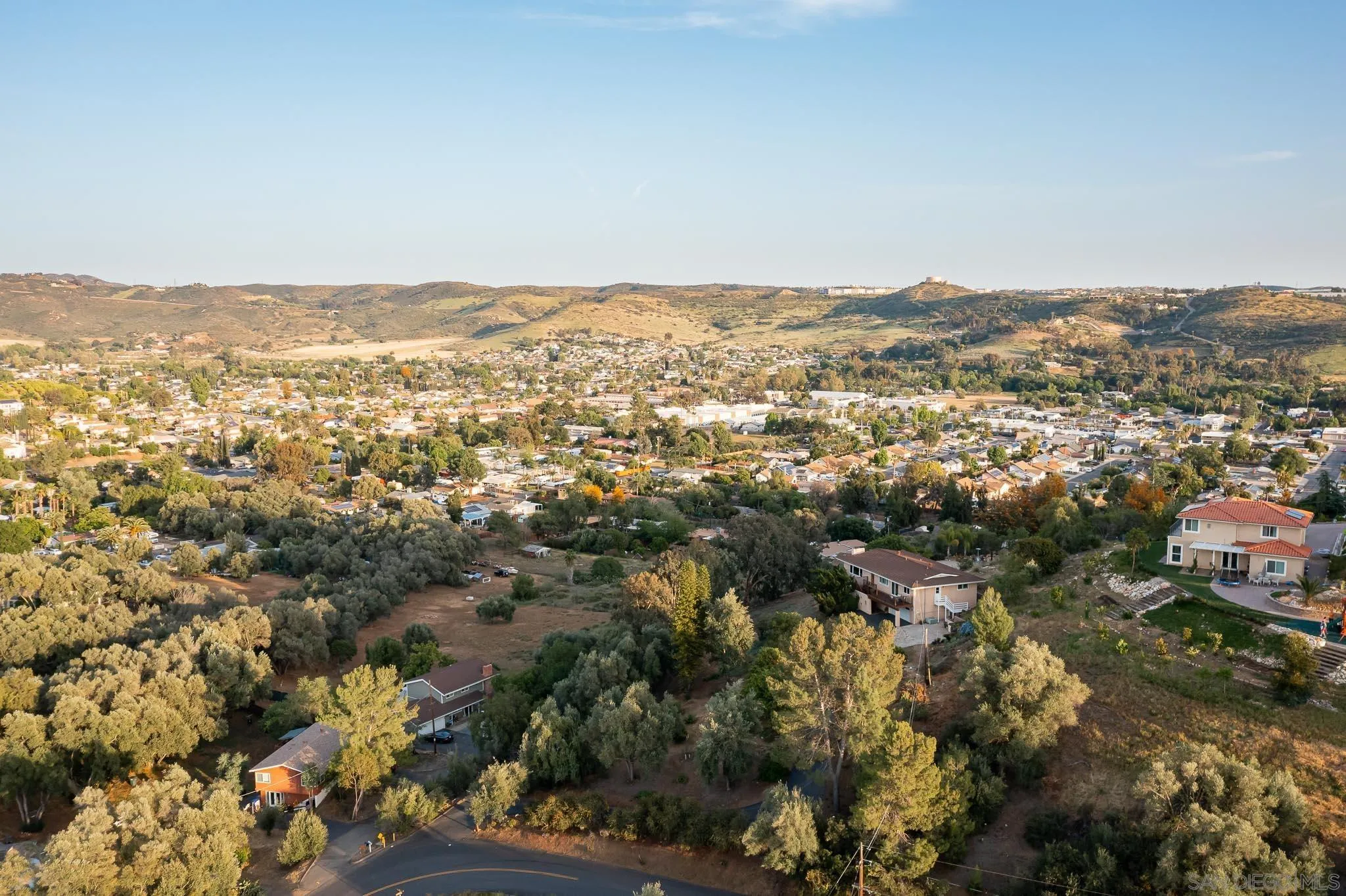 13995 Belvedere Drive Poway, CA 92064 - Photo 48 of 54 an aerial view of residential houses with city view