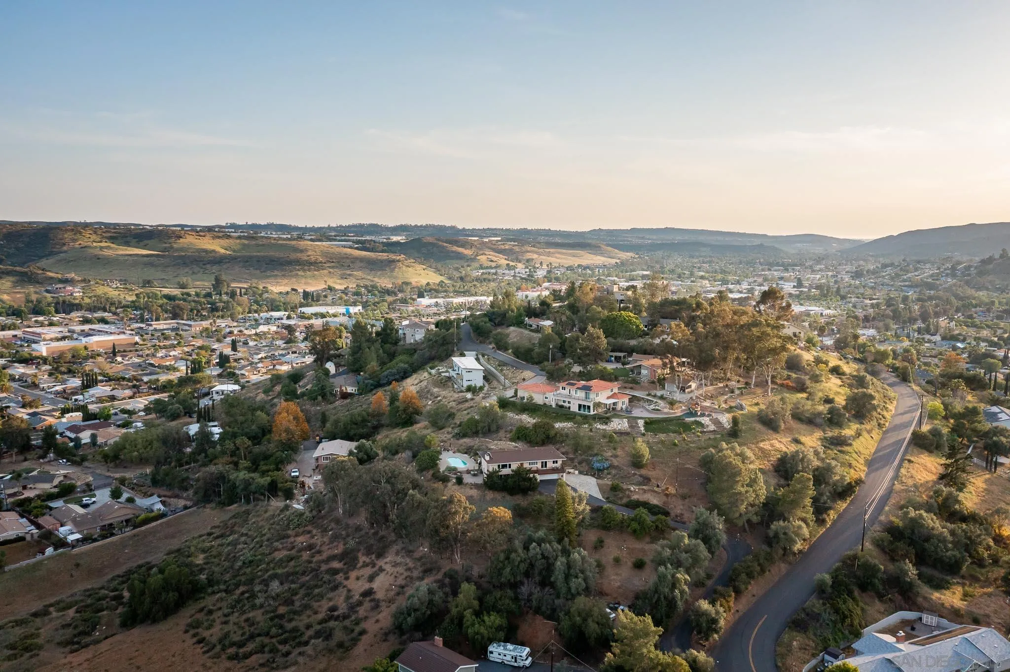 13995 Belvedere Drive Poway, CA 92064 - Photo 52 of 54 an aerial view of residential house with outdoor space and trees