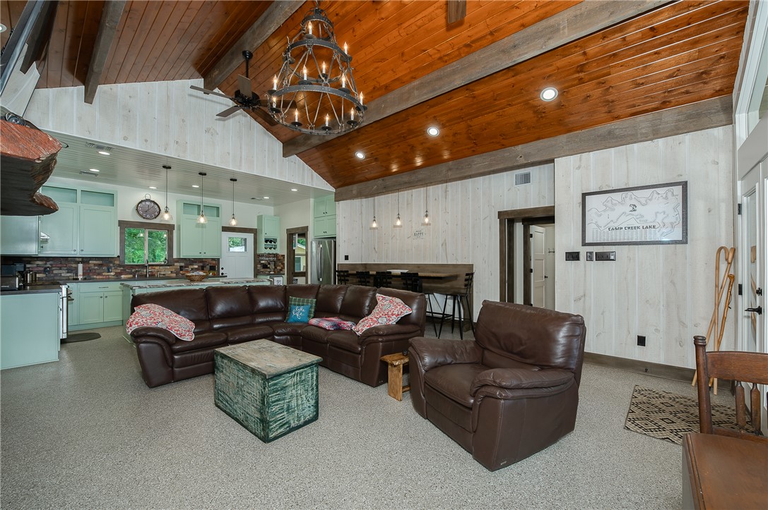 8695 Clyde Acord Road Franklin, TX 77856 - Photo 20 of 50 View of kitchen from back of living area