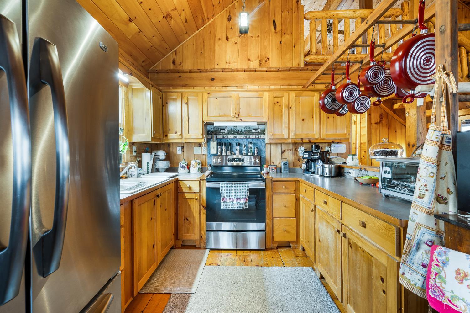 2080 Keys Church Road Shipman, VA 22971 - Photo 12 of 53 a kitchen with stainless steel appliances granite countertop a refrigerator and a stove