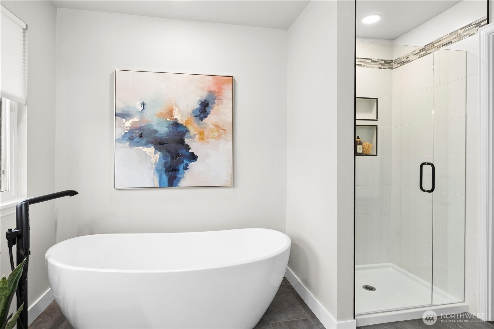 20012 27th Drive Southeast Bothell, WA 98012 - Photo 23 of 39 a white bath tub sitting next to a white shower