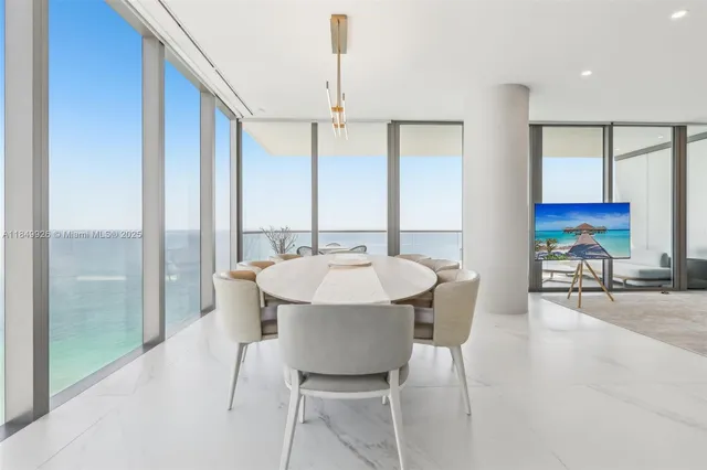 a view of a city from a balcony