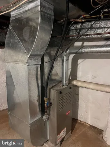 a view of a water heater room
