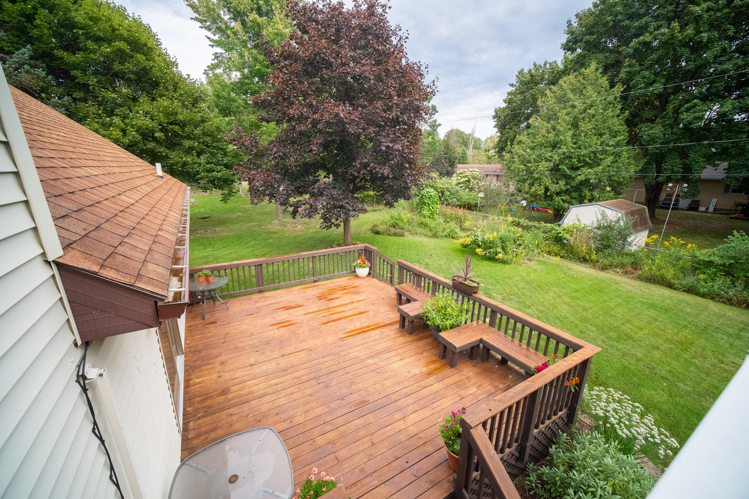 1379 Brown Road Manistee, MI 49660 - Photo 33 of 57 Back Deck