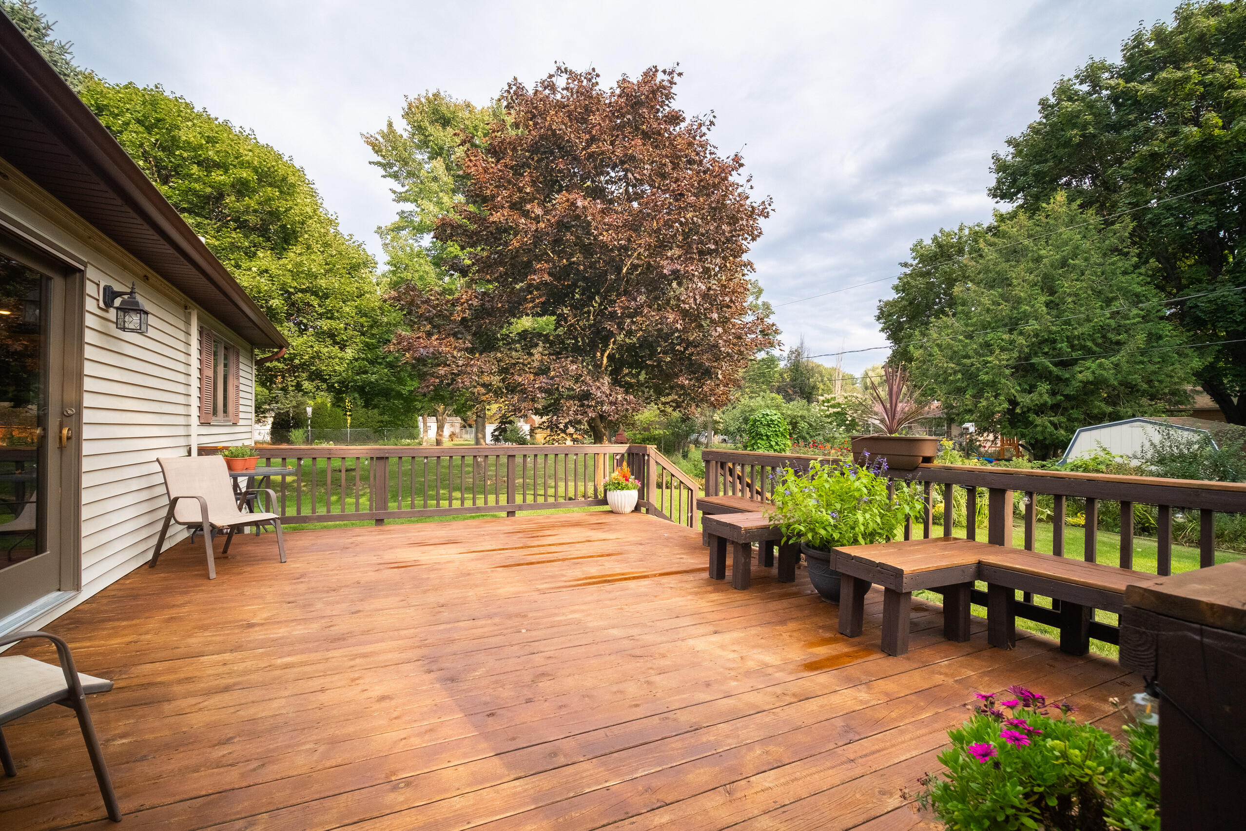1379 Brown Road Manistee, MI 49660 - Photo 34 of 57 Back Deck