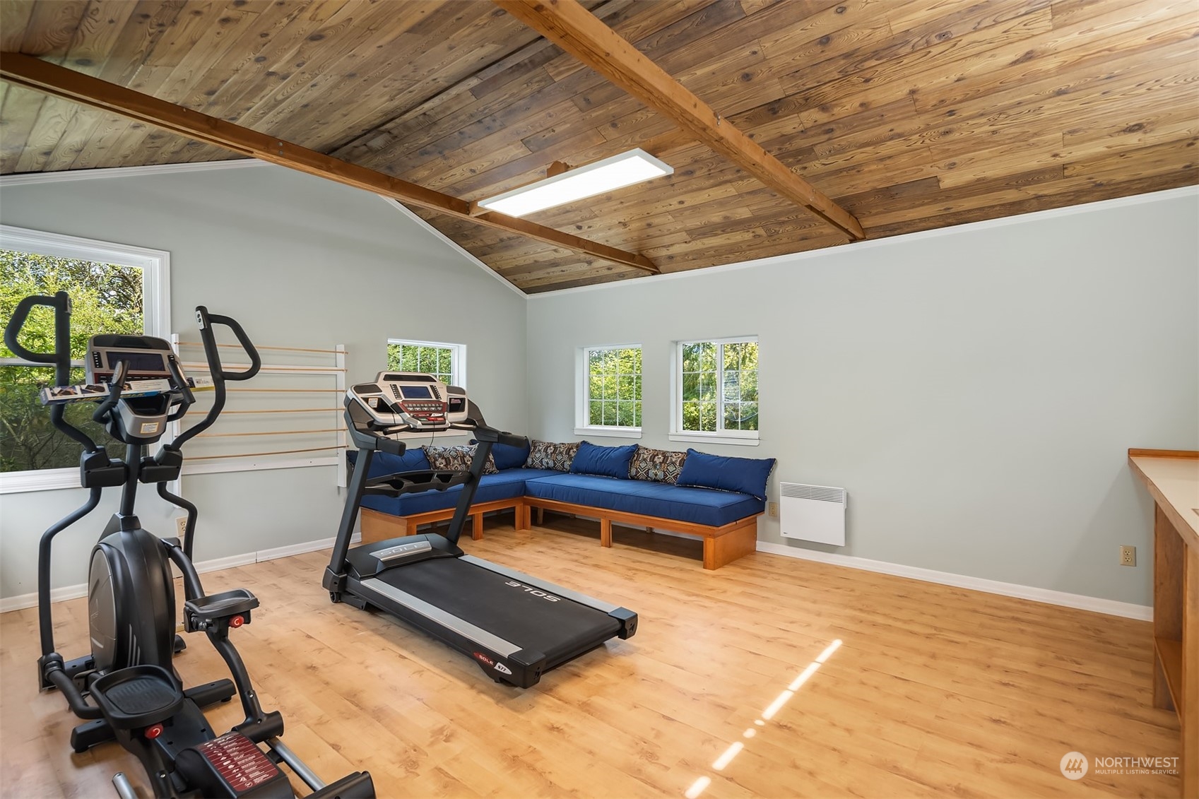 378 Smugglers Cove Road Shaw Island, WA 98286 - Photo 33 of 40 a view of a room with gym equipment
