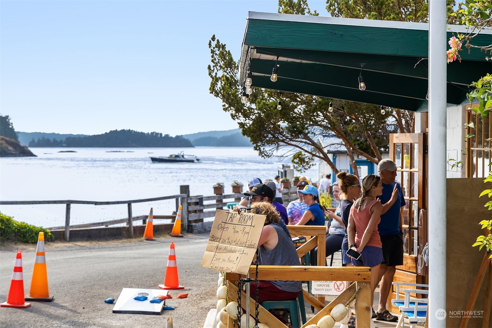 378 Smugglers Cove Road Shaw Island, WA 98286 - Photo 38 of 40 a view of a lake from a balcony