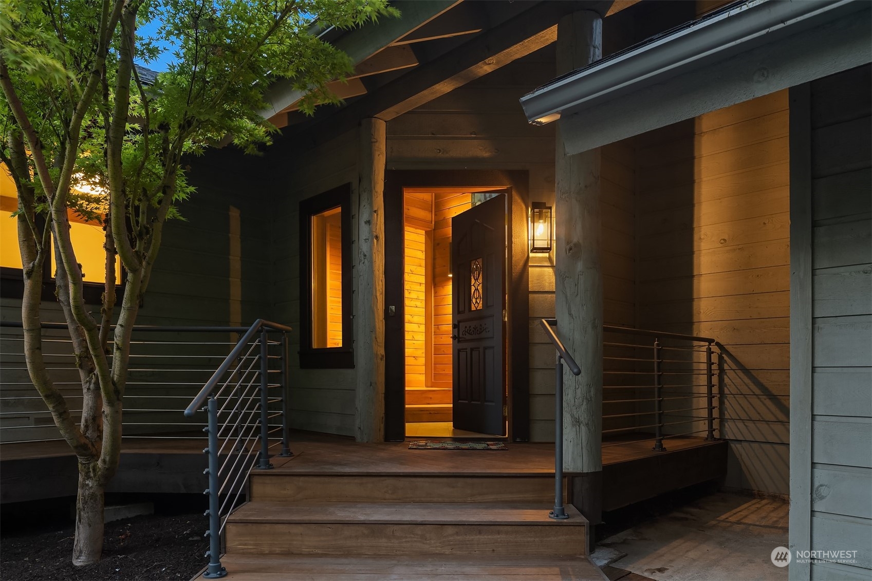 378 Smugglers Cove Road Shaw Island, WA 98286 - Photo 7 of 40 a view of entryway with a front door