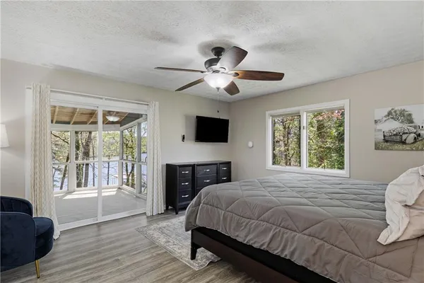 a view of wooden deck and kitchen island