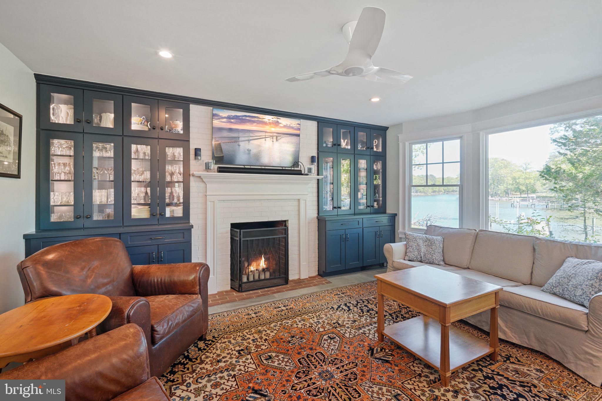 8075 Leehaven Road Easton, MD 21601 - Photo 23 of 54 Family Room w/Woodburning Fireplace