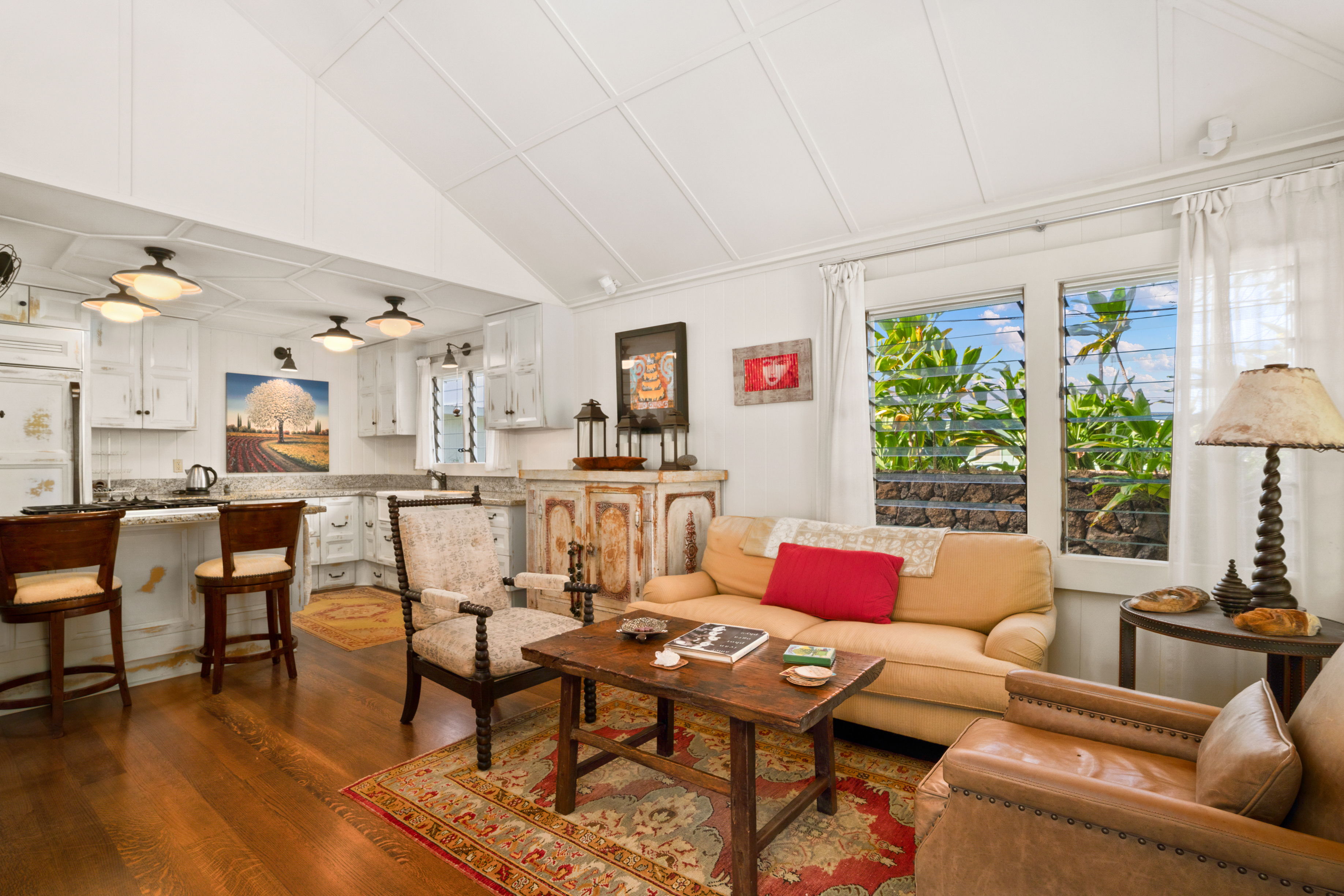 5225 Ua Road Kapaa, HI 96746 - Photo 8 of 30 a living room with furniture and a large window