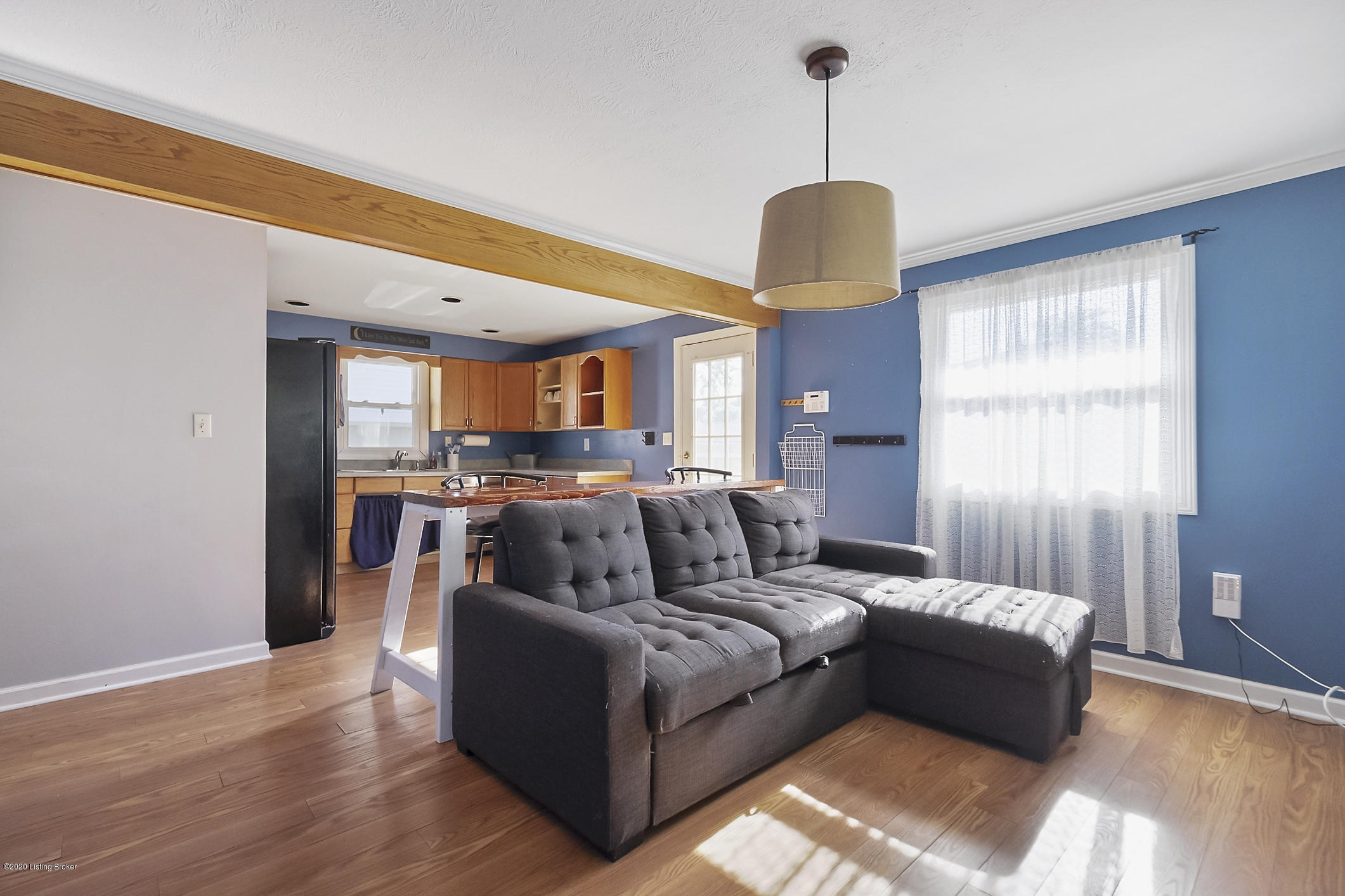 Living Room Open to Kitchen