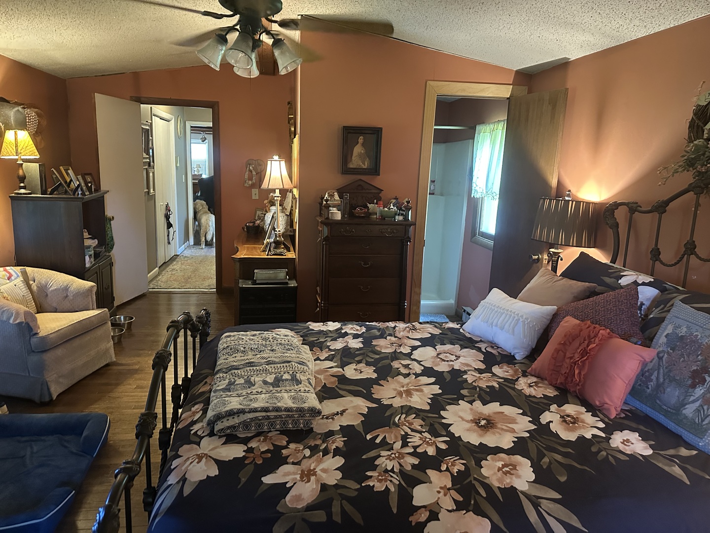 17376 Garrett Road Johnston City, IL 62951 - Photo 29 of 34 a bedroom with a bed and a mirror
