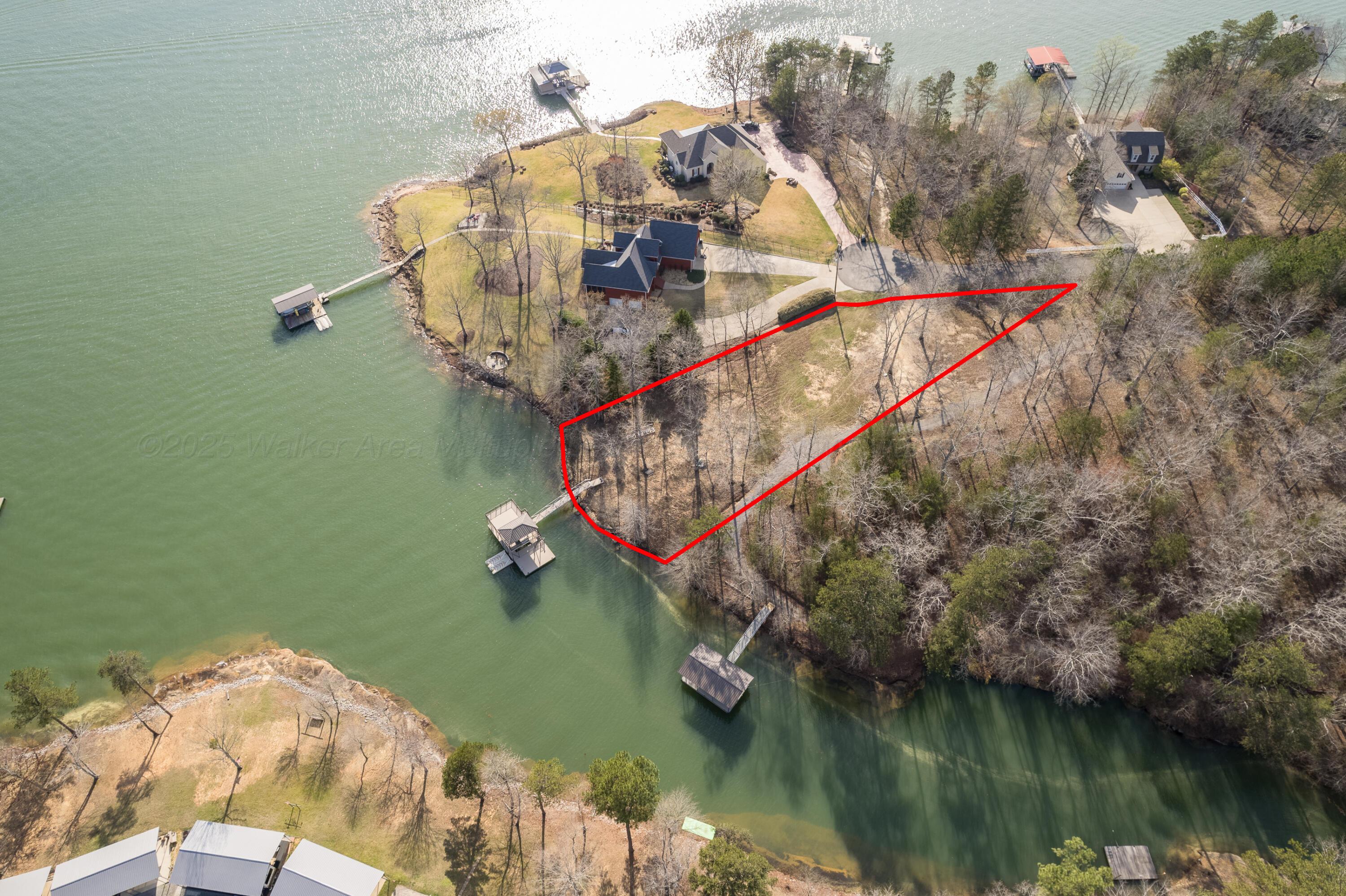Lot 7 Hidden Stone Ridge Arley, AL 35541 - Photo 2 of 21 Aerial Lot Lines